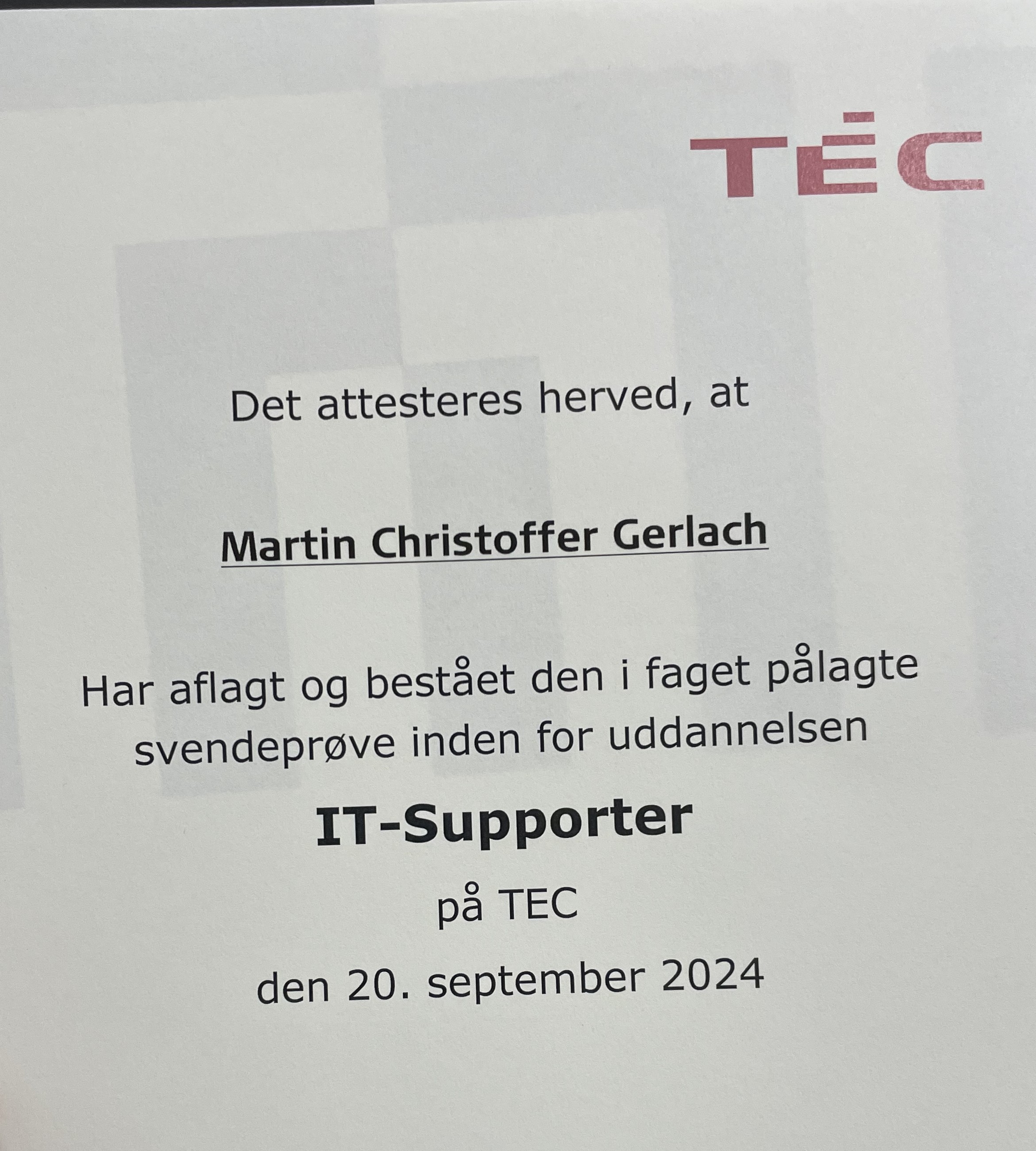 Billede af svendebrev eller projekt